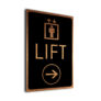 Custom Lift Directional Sign