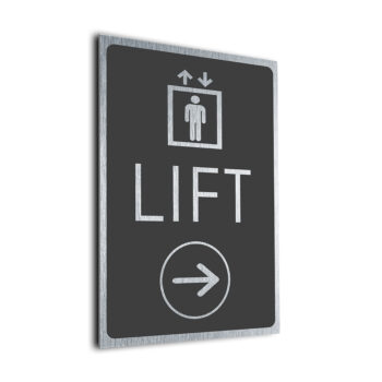 Custom Lift Directional Sign
