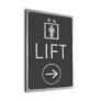 Custom Lift Directional Sign