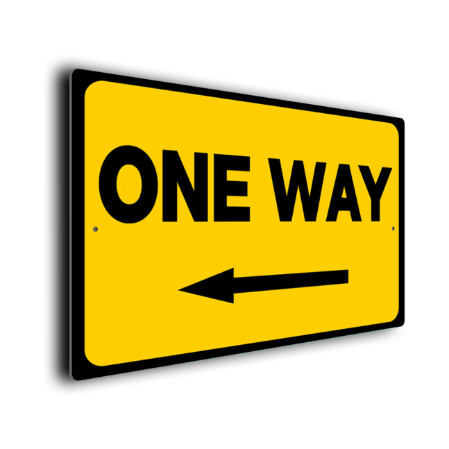 One Way Sign