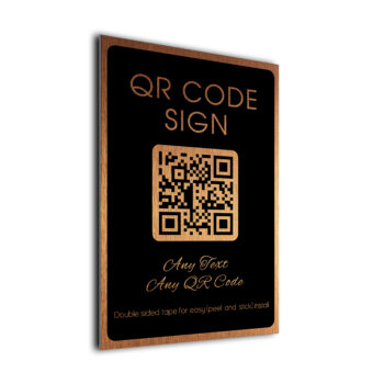 Custom QR Code Sign